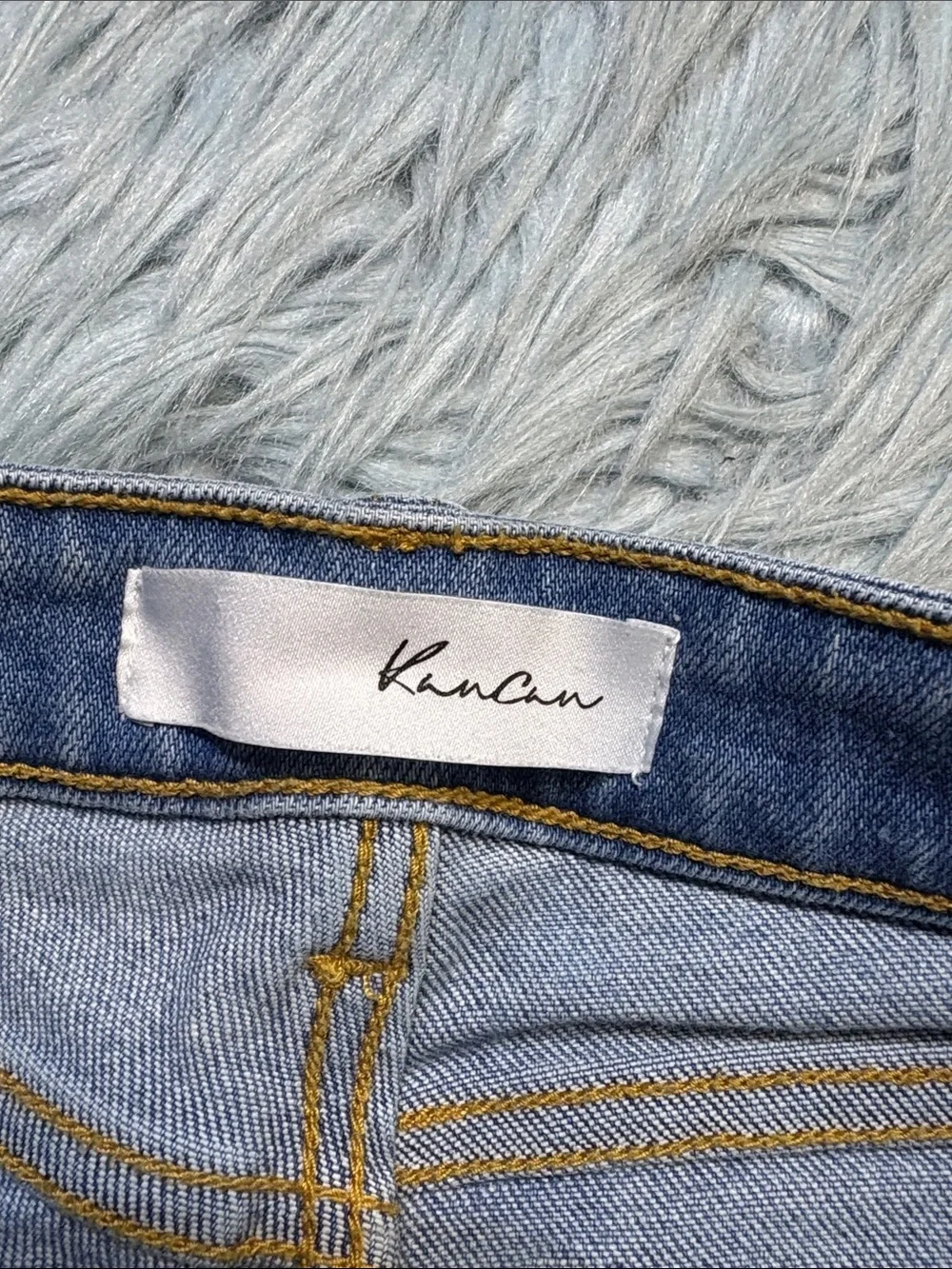 KanCan Light Blue Distressed Low Rise Skinny Jeans sz 24
